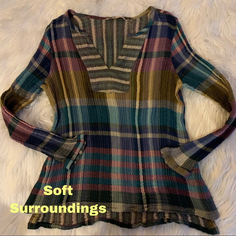 Soft Surroundings size PM petite medium top shirt